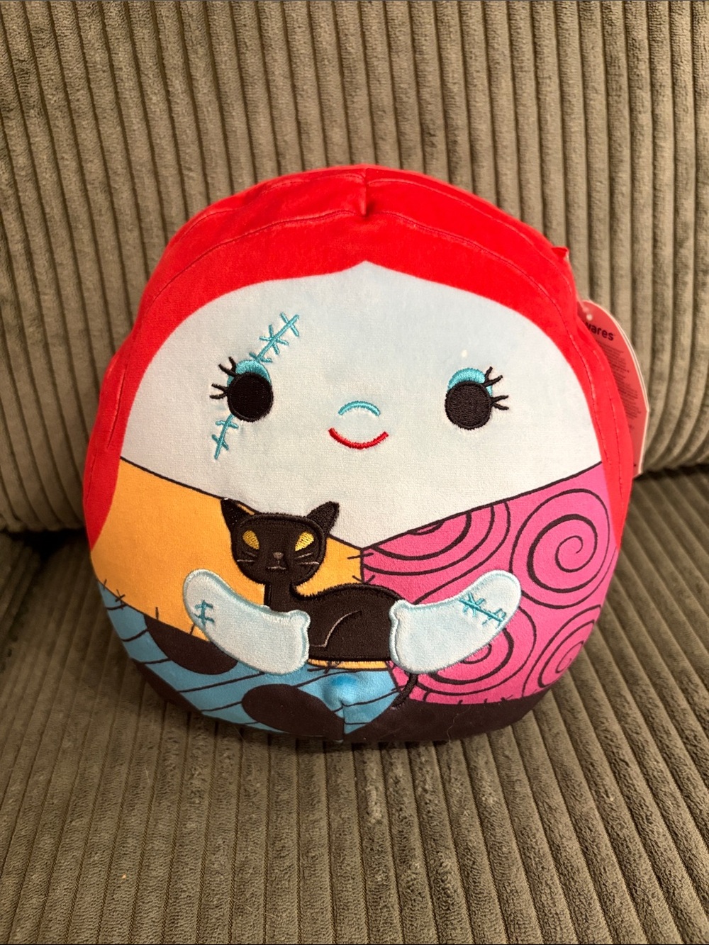 Squishmallows Sally Nightmare Before Christmas Plush Doll with Black Cat